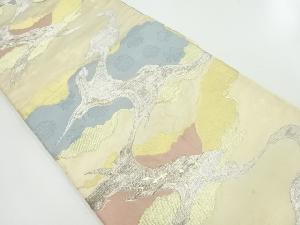 アンティーク 抽象模様織出し袋帯(材料)